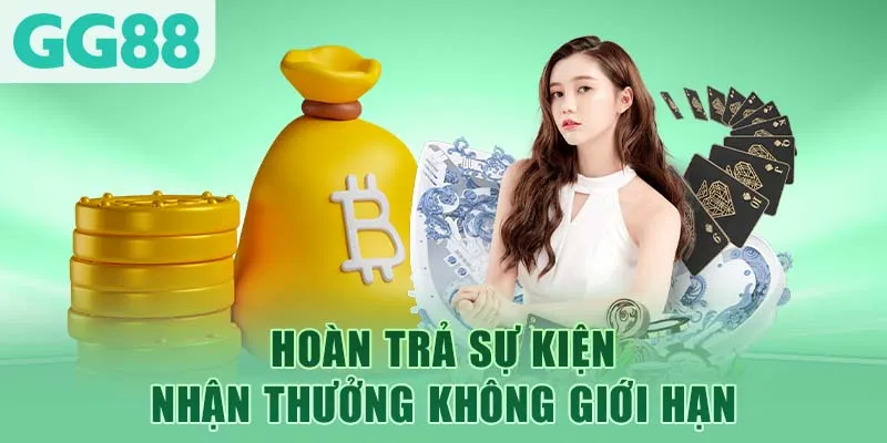 Hoàn trả sự kiện nhận thưởng không giới hạn